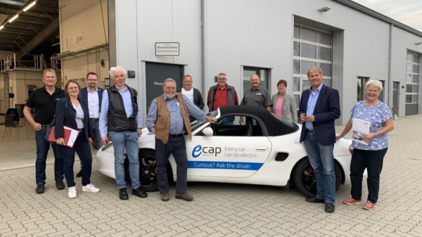 SPD Kreistagsfraktion bei der Firma E Cap in Winsen
